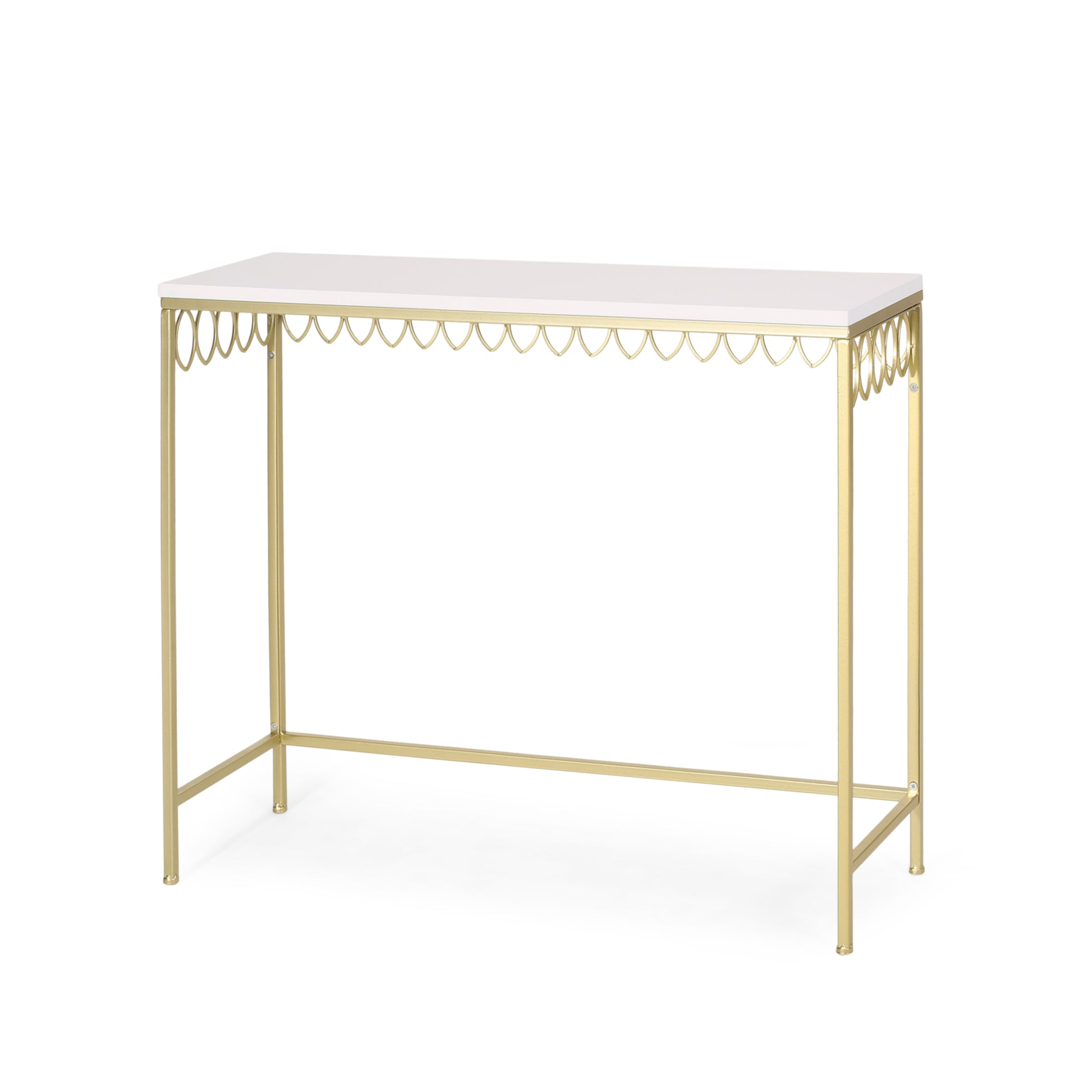 Console Table Gold Mdf Metal