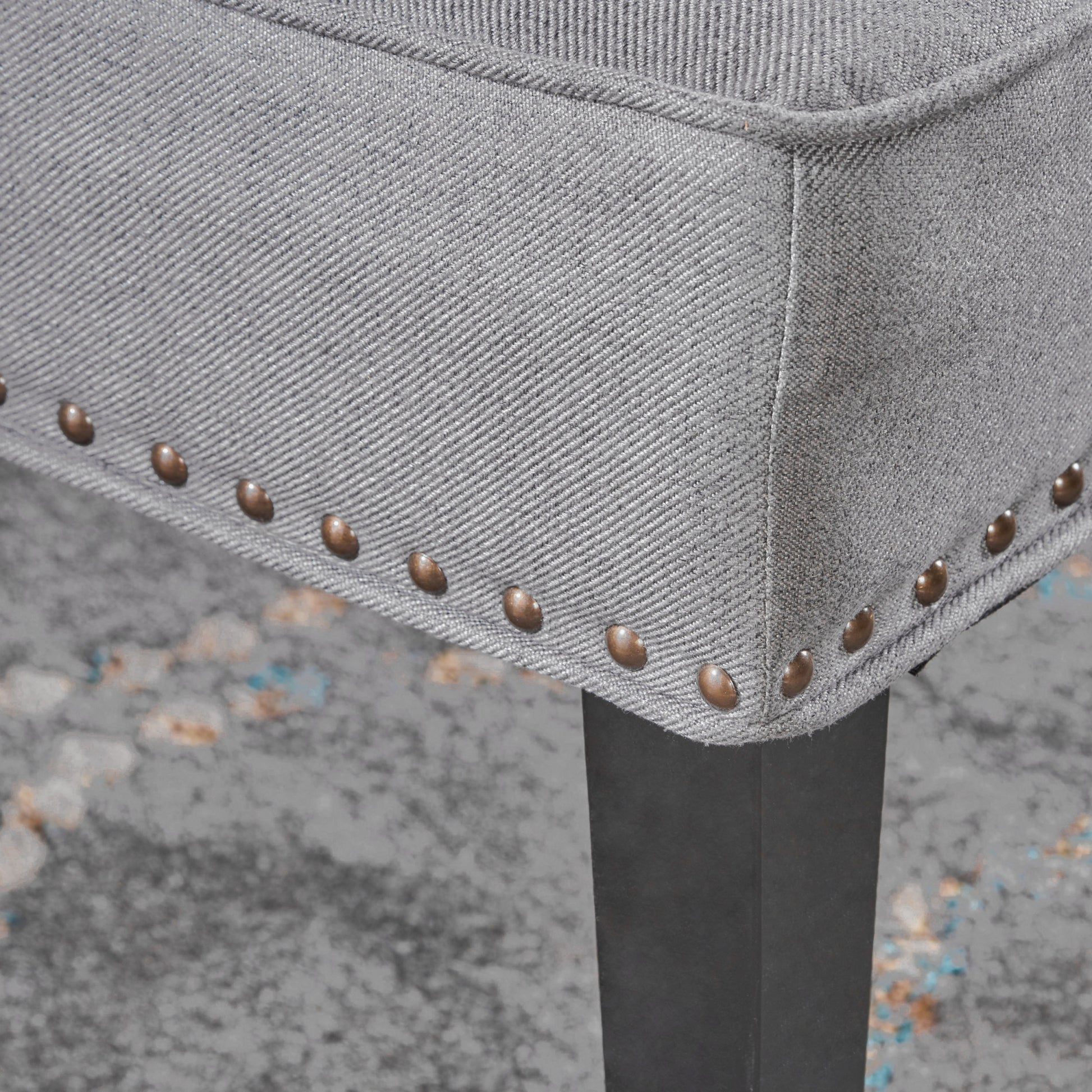 Occassional Chair Grey Fabric