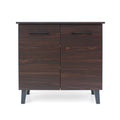 Multi Function Cabinet Sanremo Oak Brown Particle Board