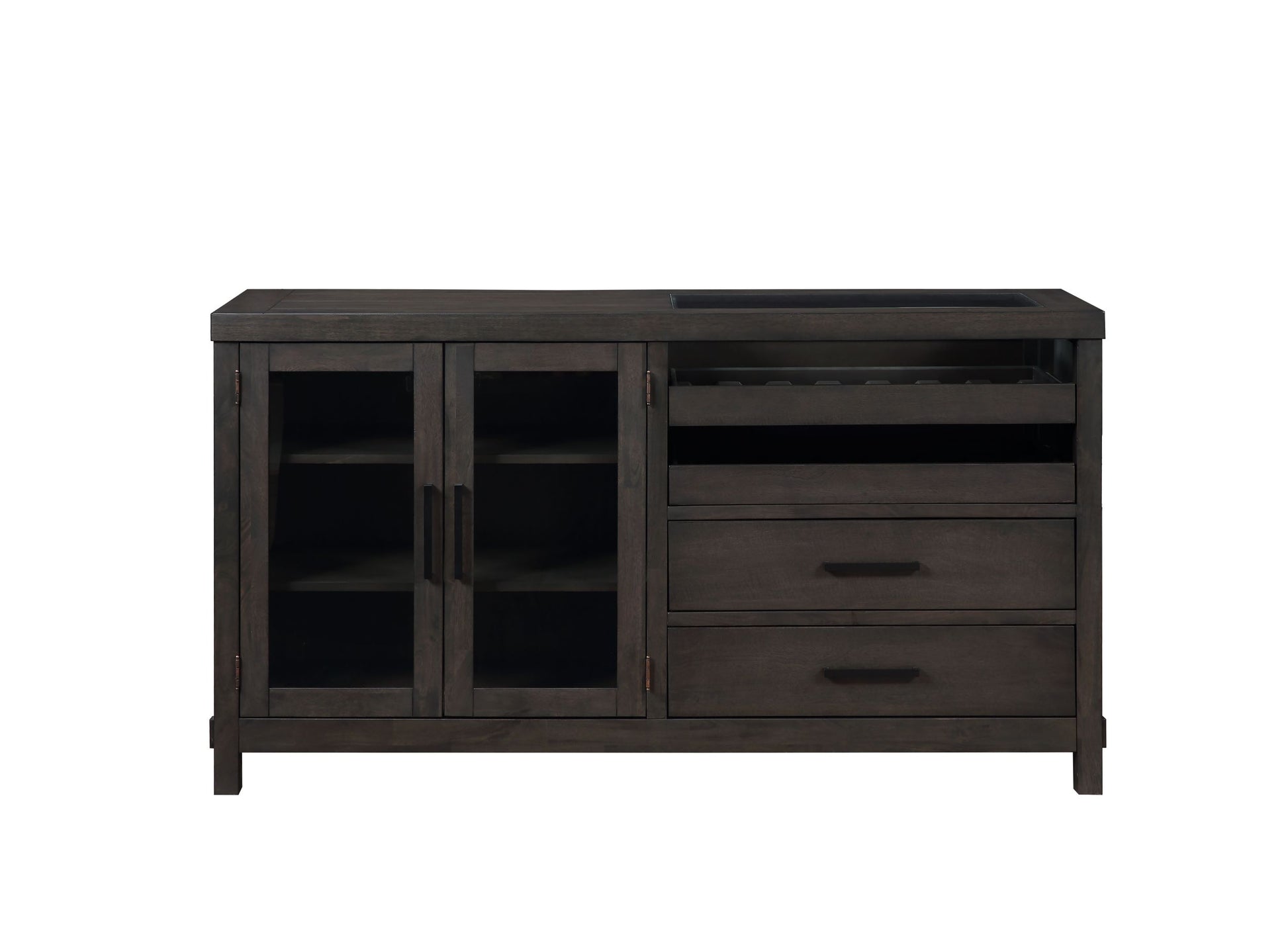 Napa Server Brown Dark Brown Wood