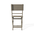 Positano Foldable Chair Grey Acacia Wood