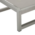 Modesta Chaise Lounge Set Of 2 Grey Mesh