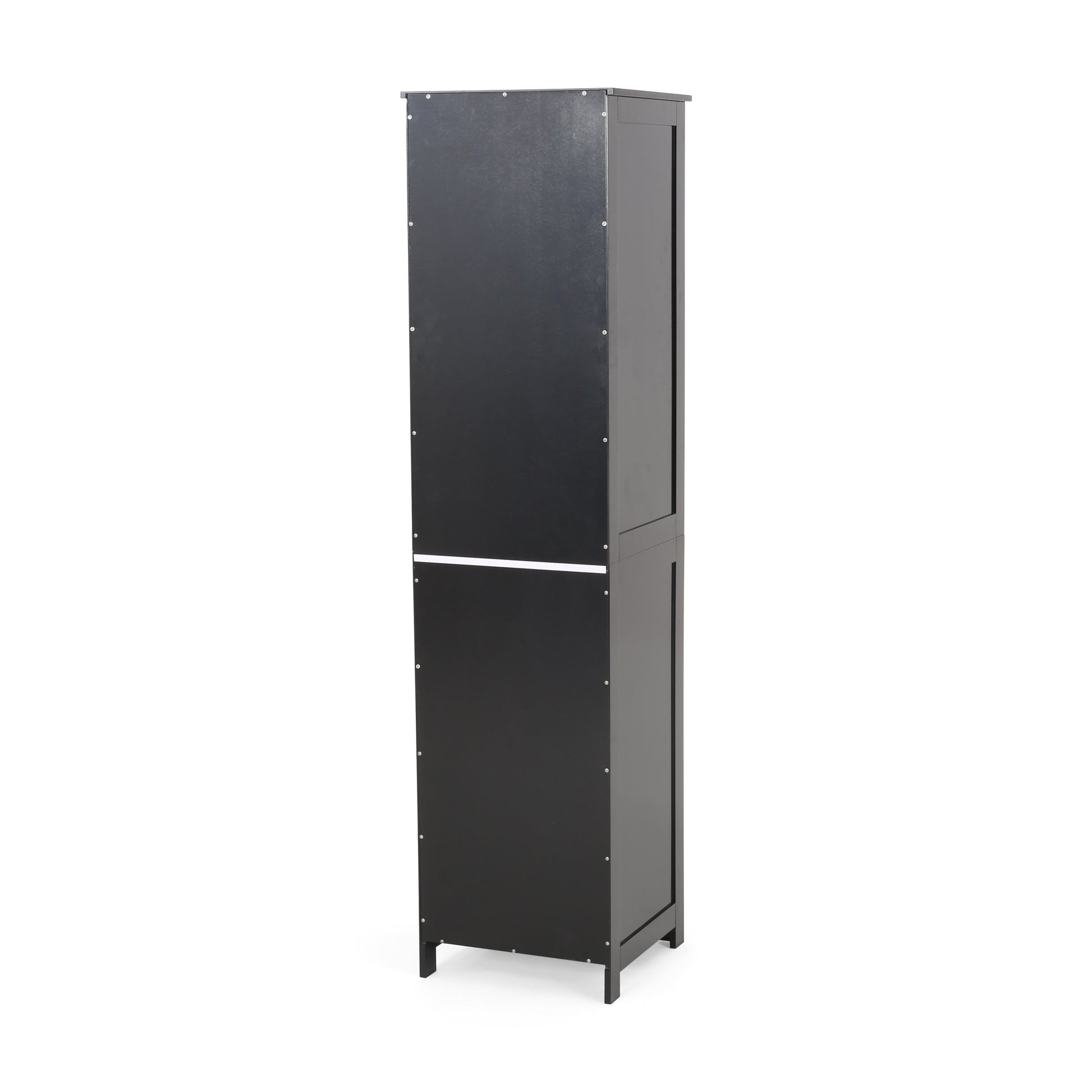 Bathroom Cabinet Black Mdf