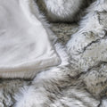 Blanket Grey Faux Fur