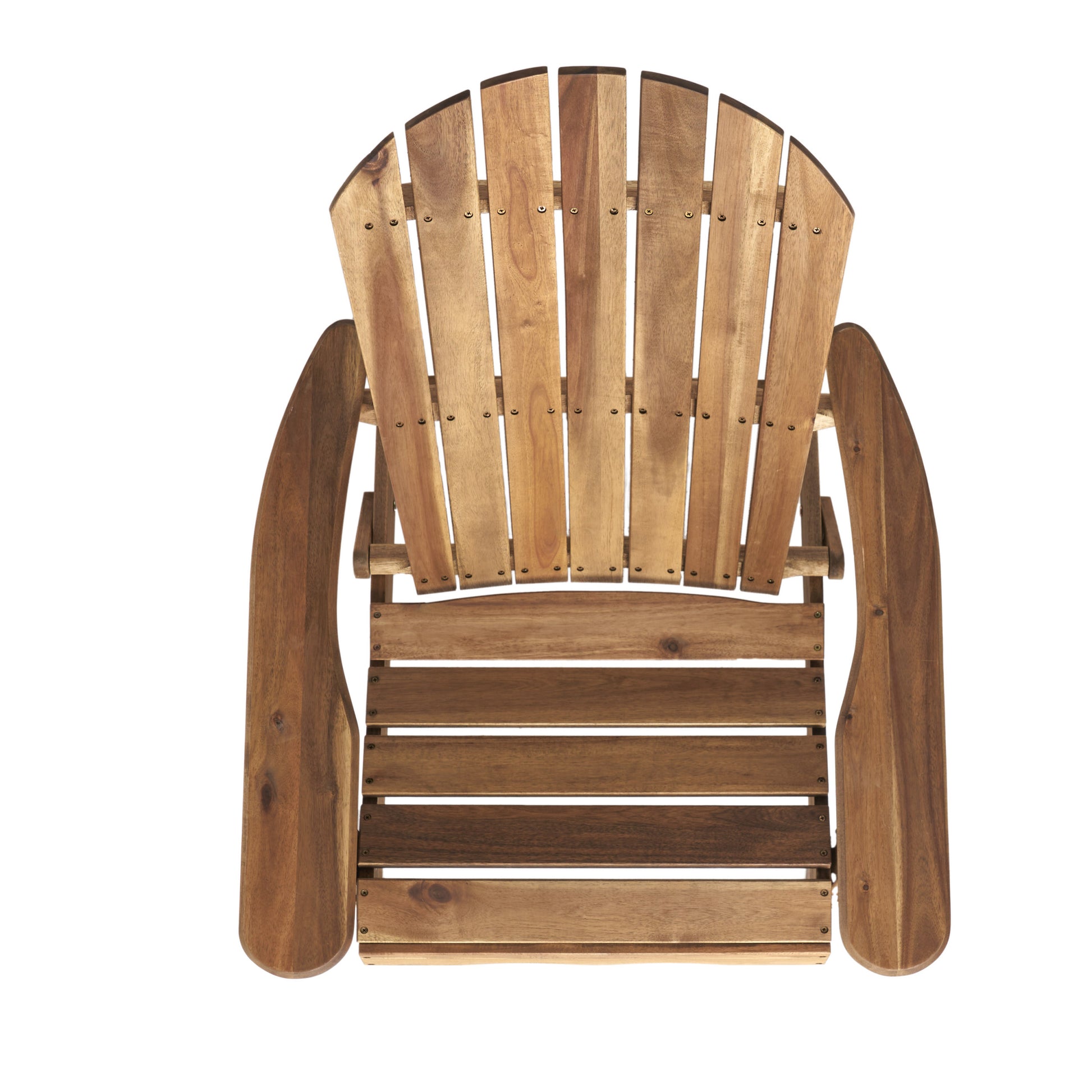 Malibu Adirondack Chair Natural Stained Acacia Wood