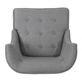 Occassional Chair Grey Fabric