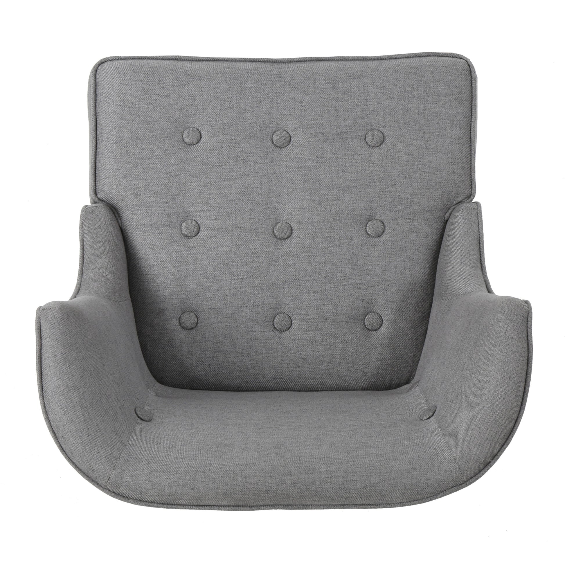 Occassional Chair Grey Fabric