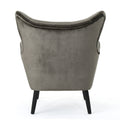 Arm Chair Grey Velvet