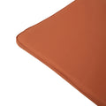 Nadine Chaise Lounge Cushion Orange Wood Waterproof Fabric