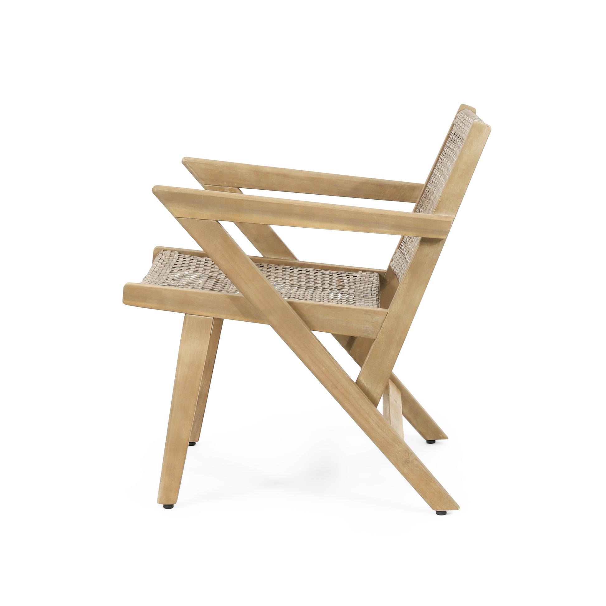 Braxton Chair Set Of 2 Light Brown Wicker