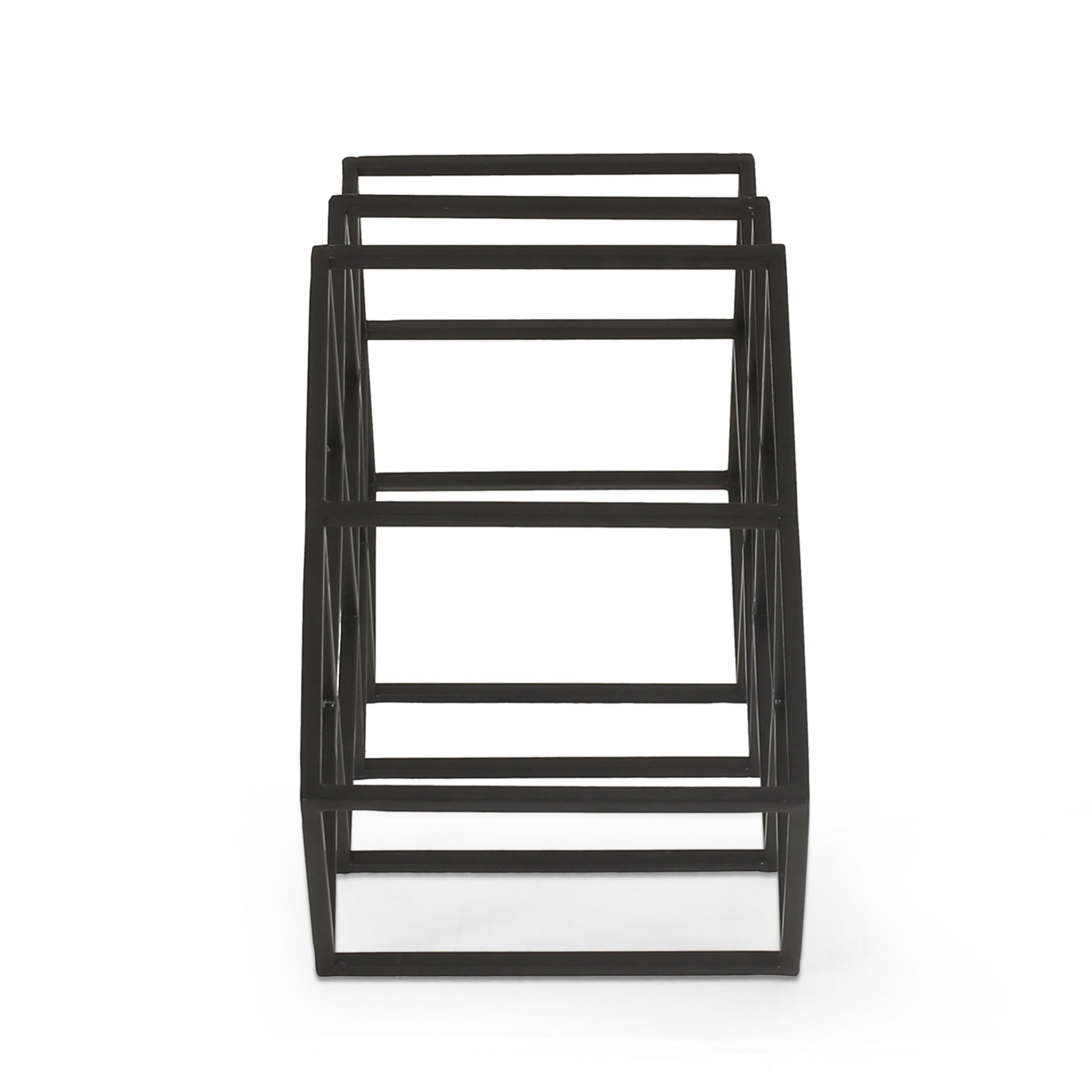 Wine Rack Black Iron