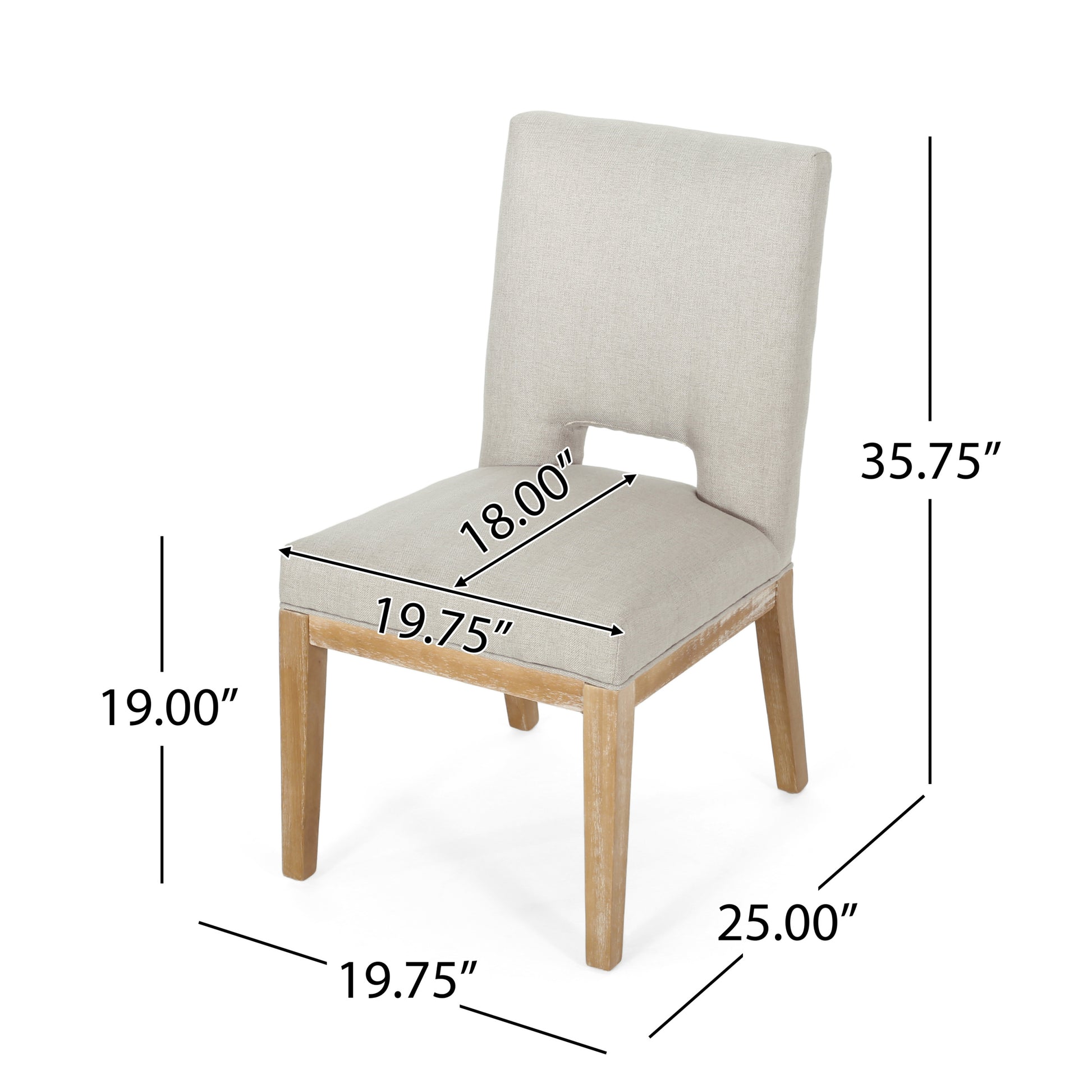 Dining Chair Wheat Fabric