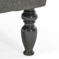 Club Chair Dark Gray Fabric