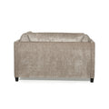 Club Chair Beige Brown Fabric