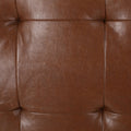Chaise Lounge Light Brown Pu