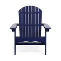 Malibu Adirondack Chair Blue Acacia Wood