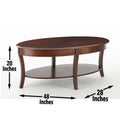 Troy Cocktail Table Brown Brown Wood