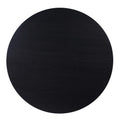 Oslo Round Counter Table Black Black Wood