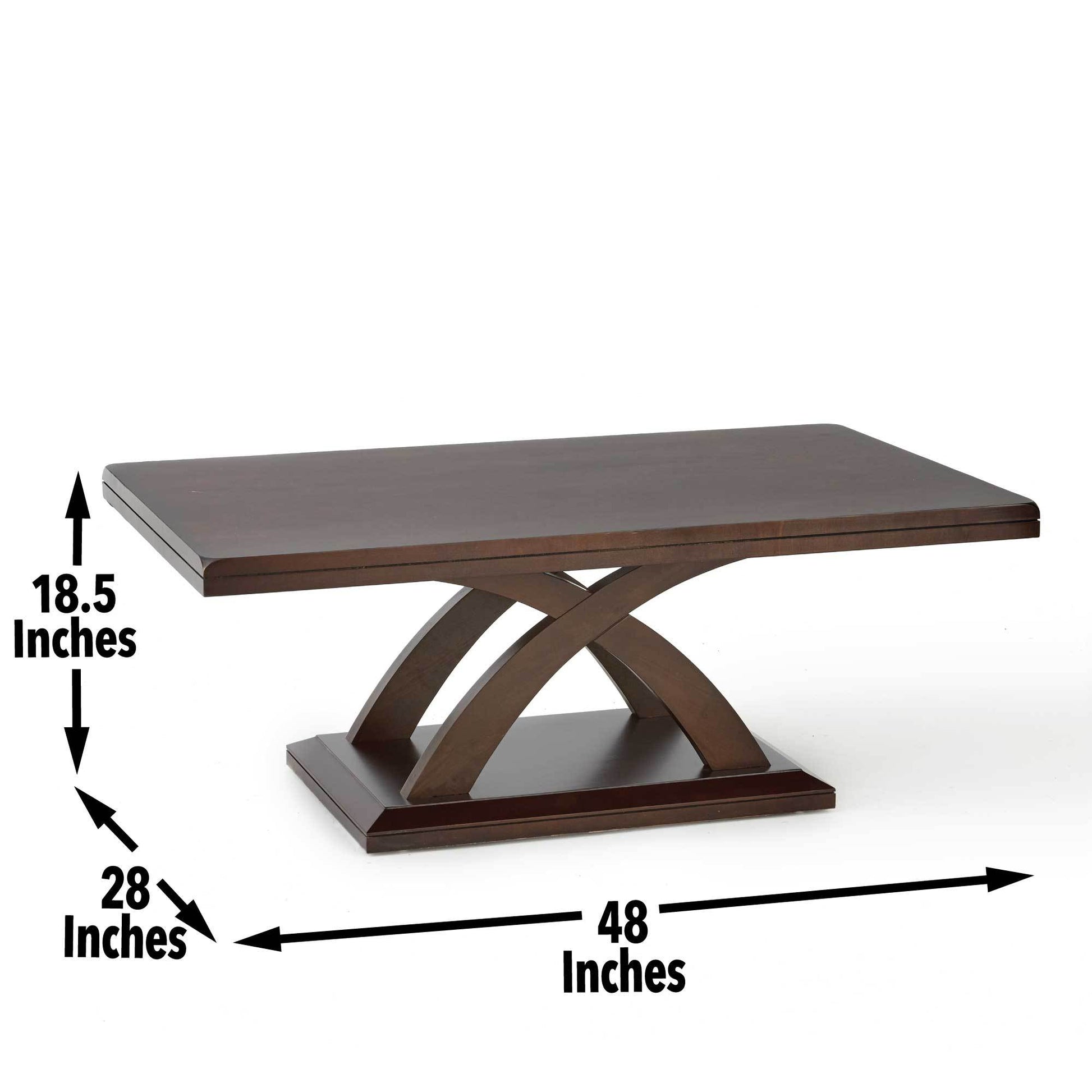 Jocelyn 3 Piece Table Set Brown Brown Wood