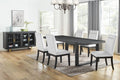 Yves 8 Piece Dining Set White White Wood