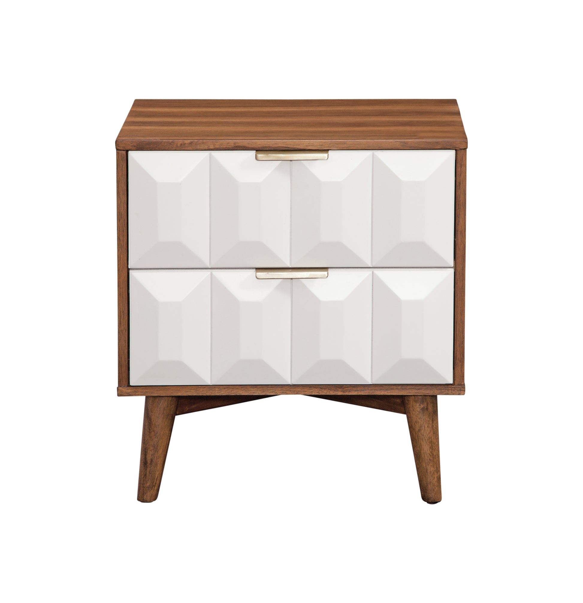 Ginny Nightstand Dark Brown Dark Brown Wood