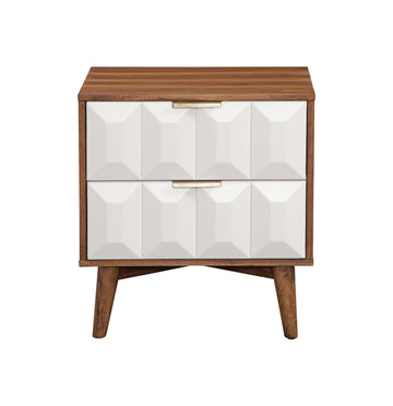 Ginny Nightstand Dark Brown Dark Brown Wood