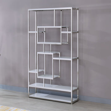 Alize Bookcase White White Iron