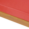Brava X Back Right Corner Bench, Red Red Acacia Wood