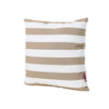 Coronado Stripe Square Pillow Set Of 2 Brown Fabric
