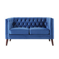 Seat Navy Blue Velvet