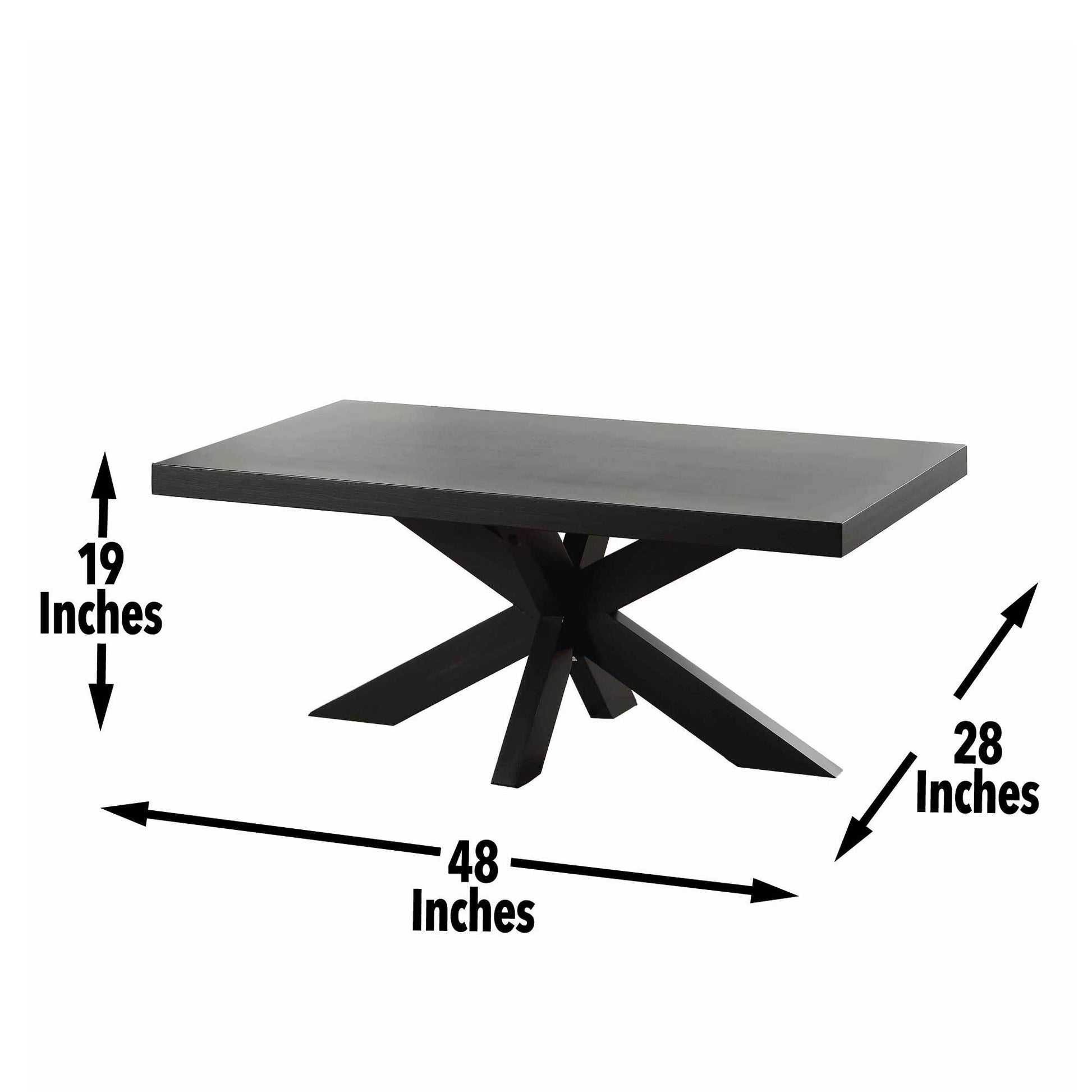 Harris 3 Piece Table Set Black Black Wood