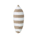 Coronado Stripe Square Pillow Set Of 2 Brown Fabric