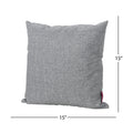 Coronado Square Pillow Grey Fabric