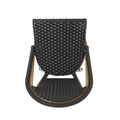 Barstool Black Wicker