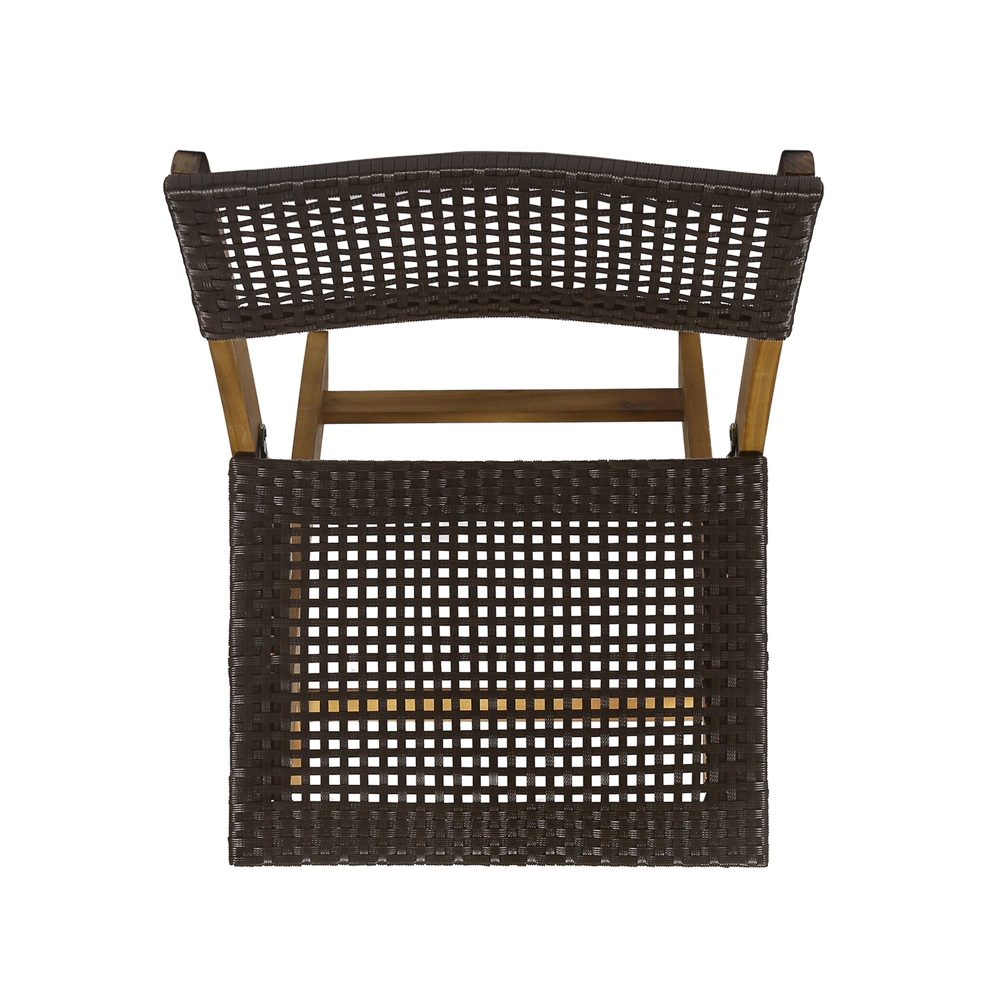 Hillside Bistro Chair,Set Of 2 Brown Wood