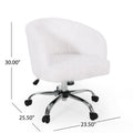 Office Chair White Pu