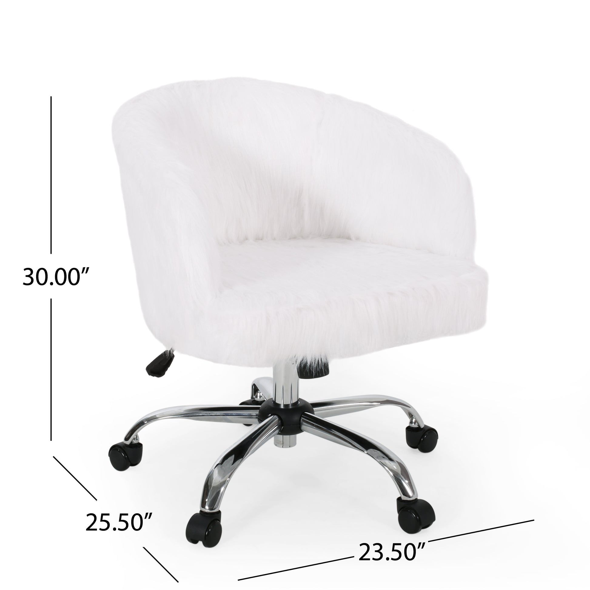 Office Chair White Pu