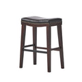 Saddle Stool Brown Leather