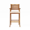 Hermosa 2Pc Barstool Brown Acacia Wood