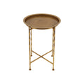 Cb Tray Table Gold Iron