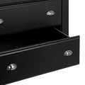 Chest Of Drawer Black Mdf