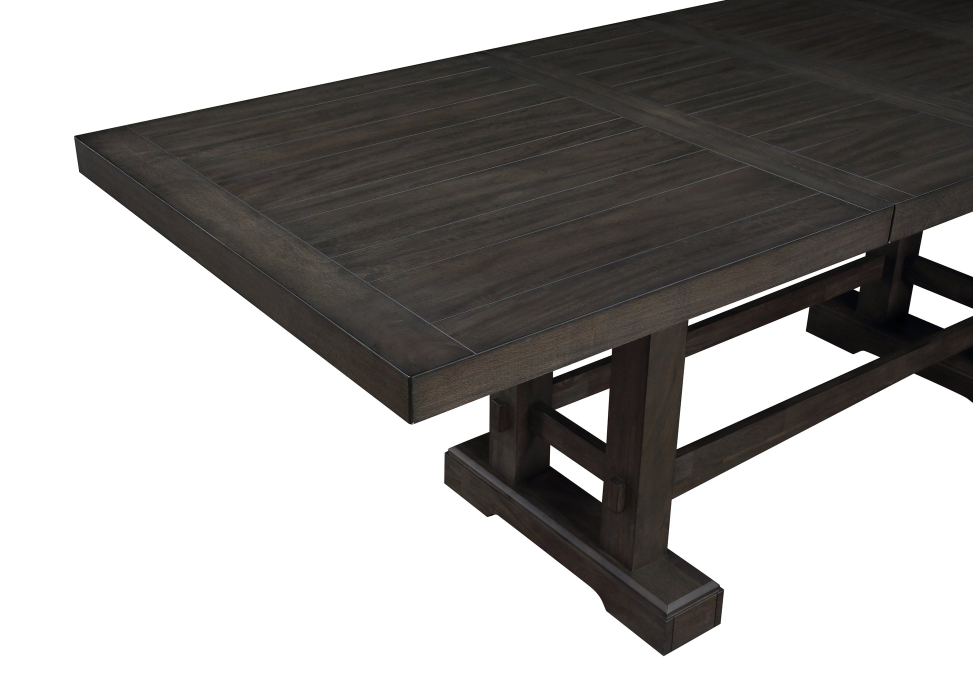 Napa 5 Piece Dining Set Dark Brown & White Dark Brown Wood