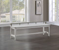 Pendleton Dining Bench White White Wood