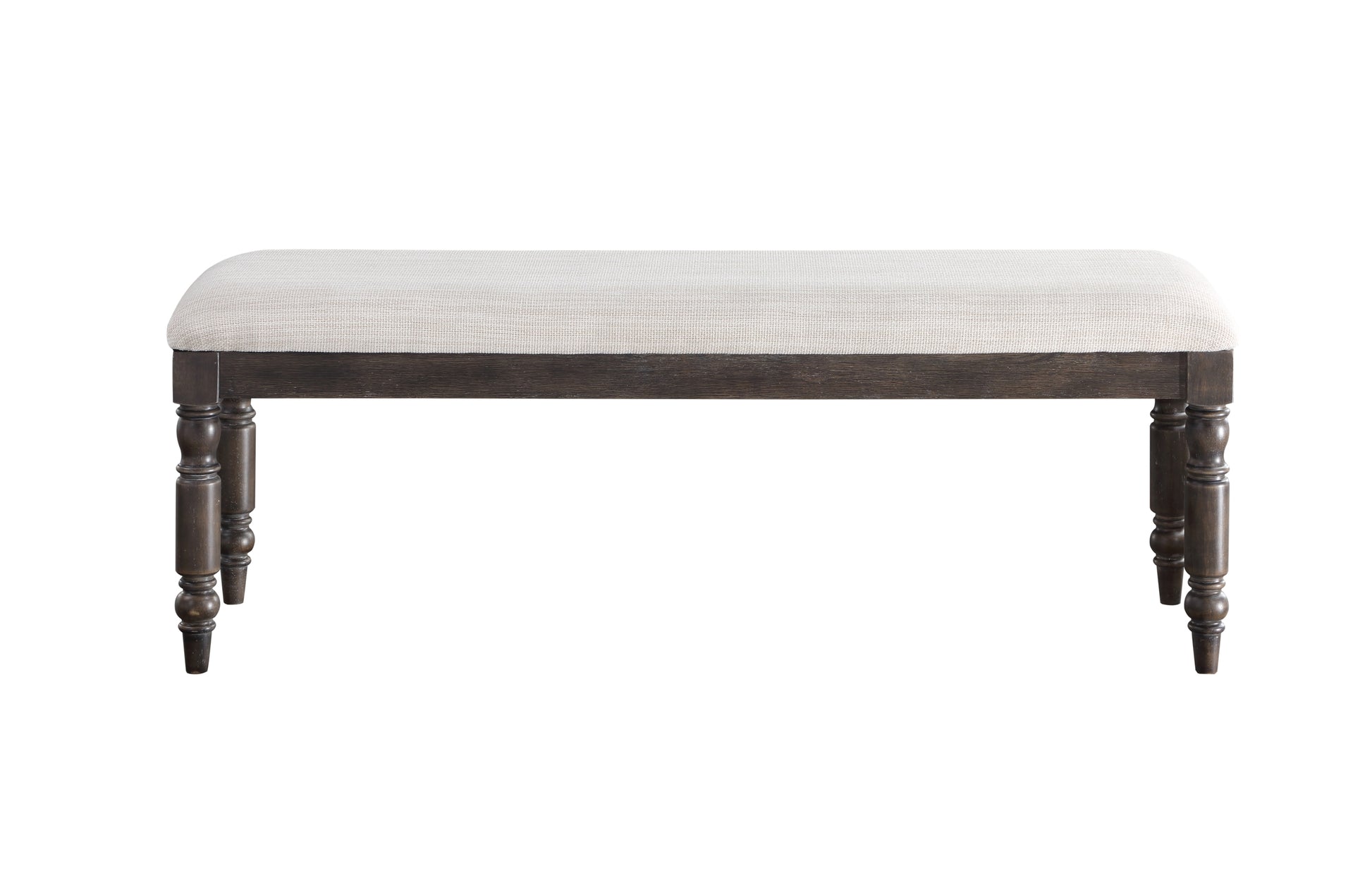 Hutchins Dining Bench Dark Brown Dark Brown Wood