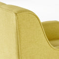 Arm Chair Yellow Fabric