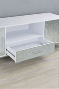 Mirage Tv Cabinet White White 70 79 Inches Wood