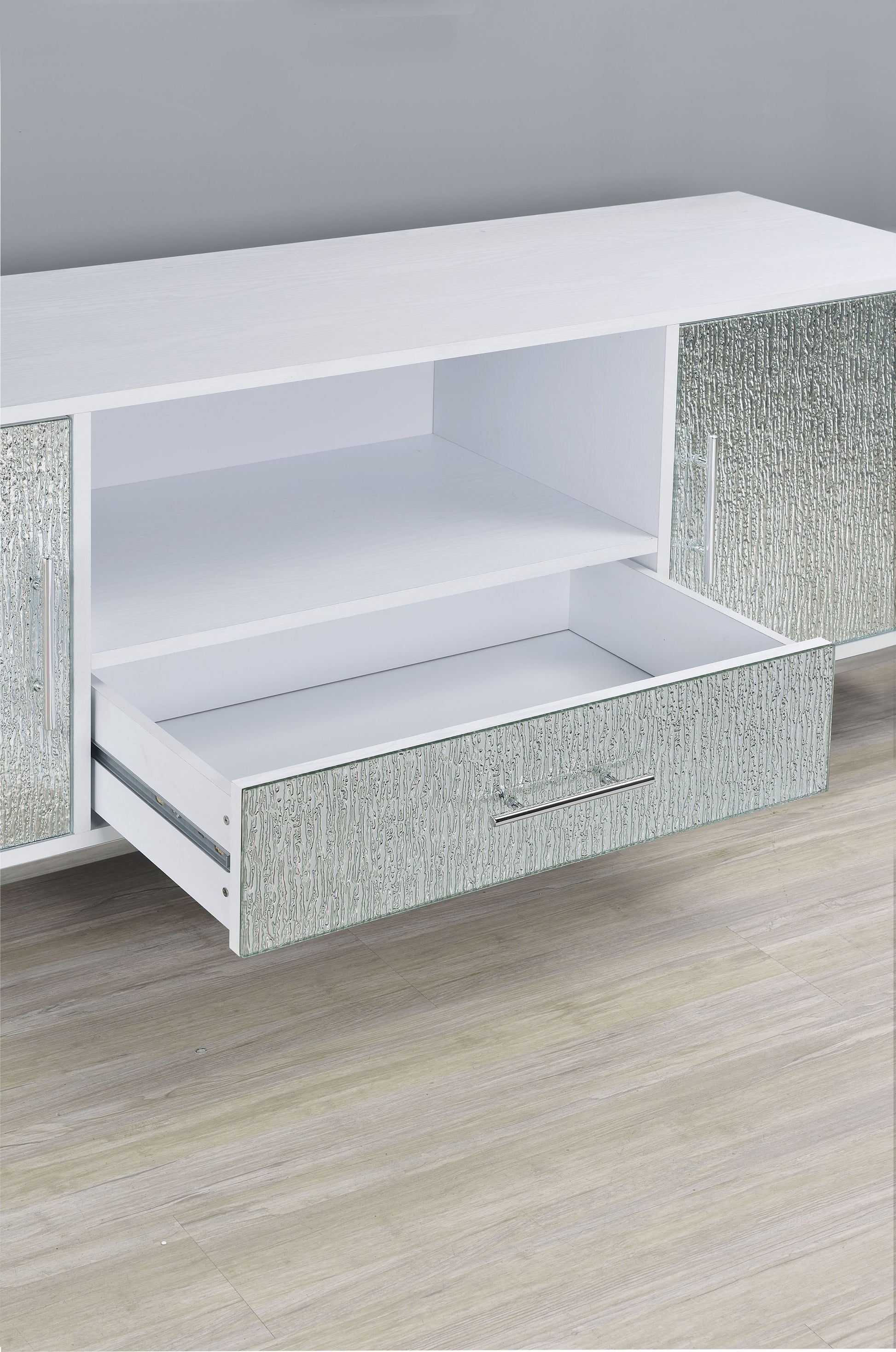 Mirage Tv Cabinet White White 70 79 Inches Wood