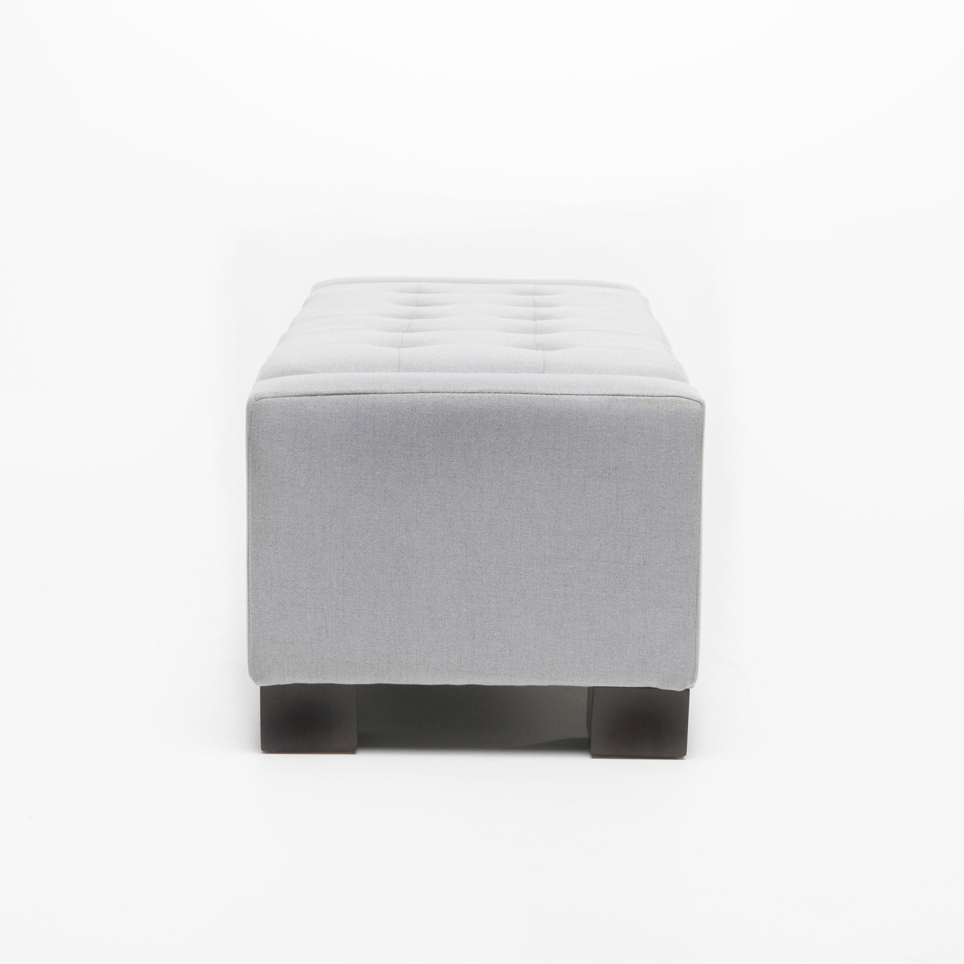 Guernsey Ottoman Light Grey Fabric