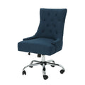 Office Chair Navy Blue Fabric