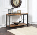Lantana Sofa Table Honey Solid Wood Mdf
